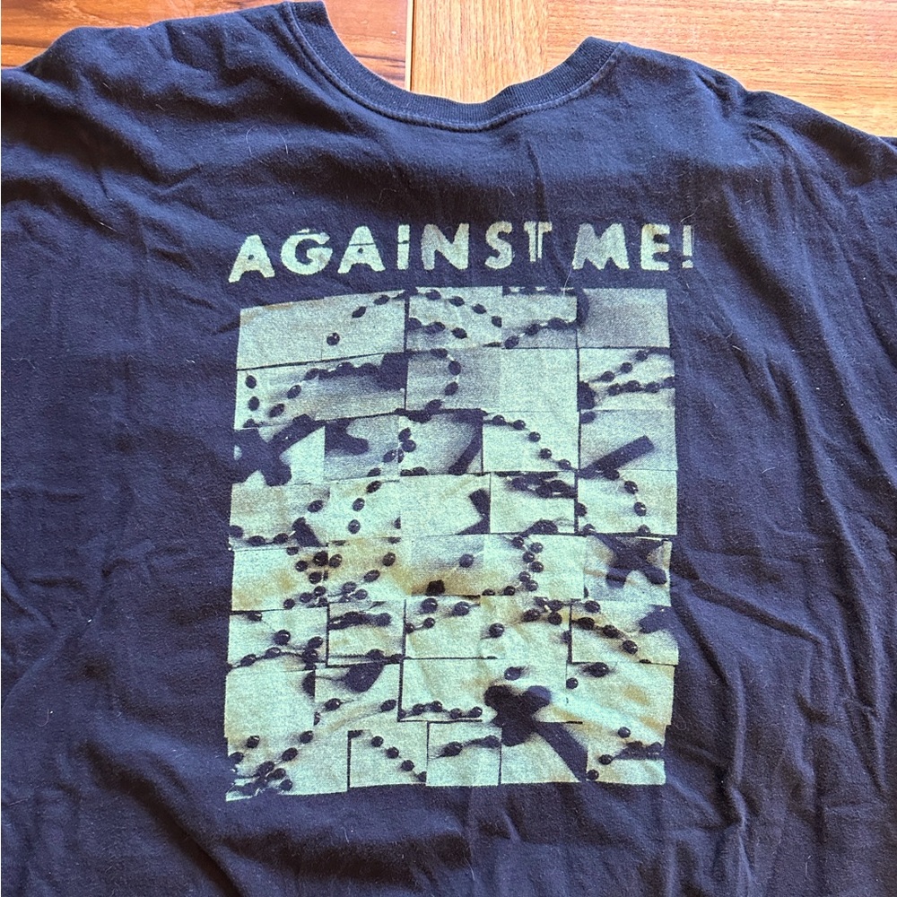 Against Me! “Crosses” punk band shirt - XL